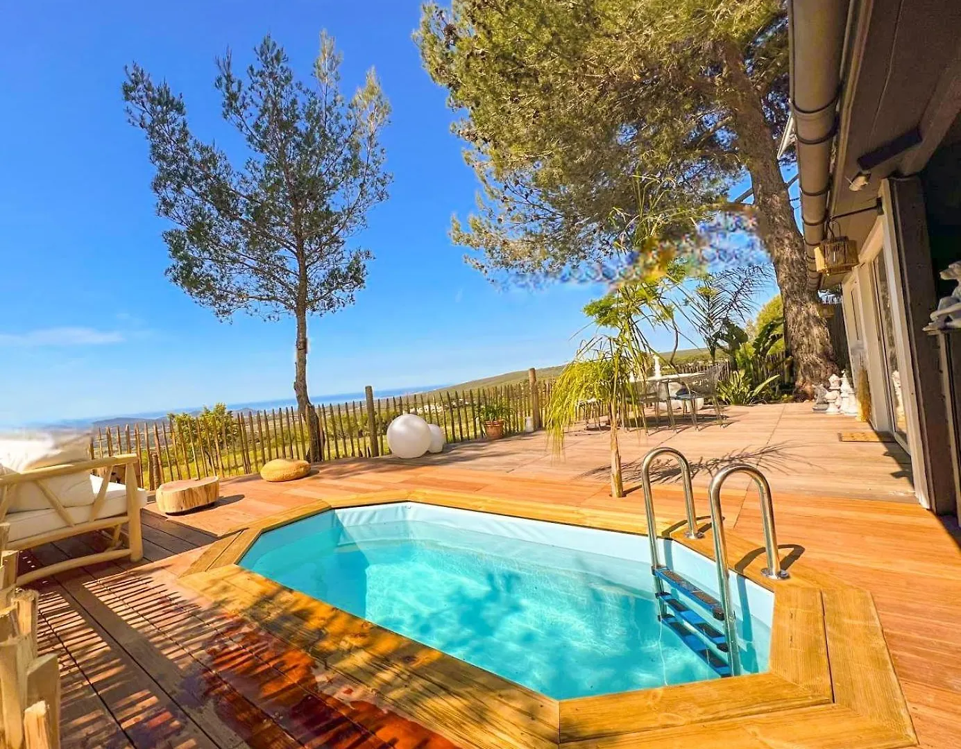 Chalet, Oasis Et Vue Mer,Proxi Circuit Paul Ricard Le Castellet  0*, Le Castellet (Var)